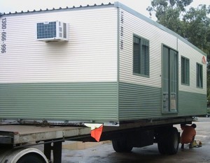 Portable building 6x3 Shed on truck